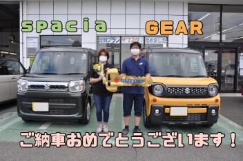 A様 スペーシアギア ご納車です！！